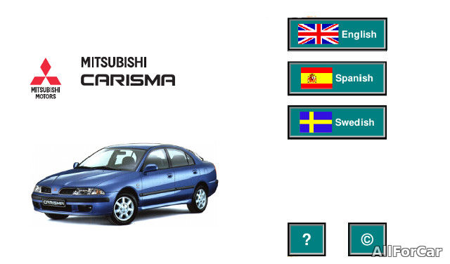 Workshop Manual Mitsubishi Carisma