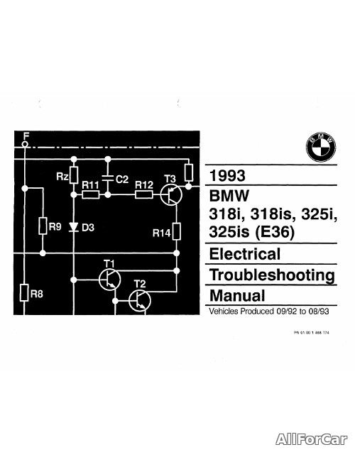 Electrical Troubleshooting Manual BMW 3-Series 1992-1999 [Eng]