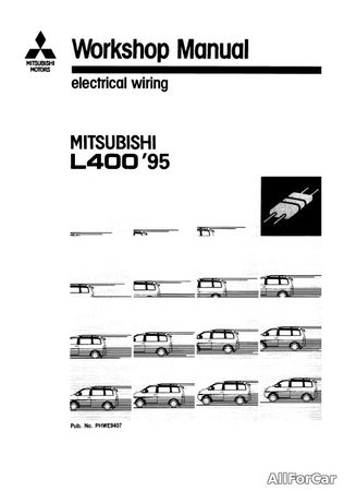Electrical Wiring Mitsubishi L400 1995-1999 г